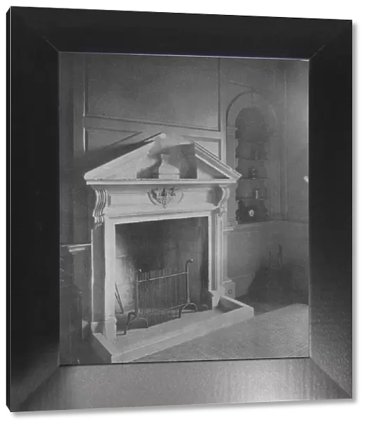 Fireplace in the study, Harrington House, Bourton-on-the-Water, Gloucestershire, 1926