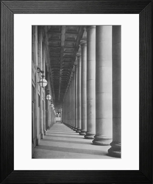 Framed Print : Portico facing Canal Street, Chicago Union Station, Illinois, 1926 Framed Print : Portico facing Canal Street, Chicago Union Station, Illinois, 1926