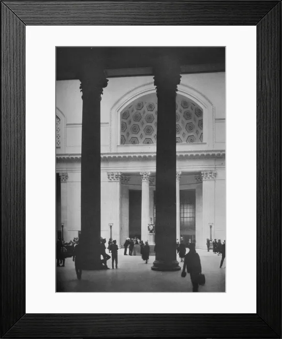 Framed Print : Main waiting room from the ticket lobby, Chicago Union Station, Illinois, 1926 Framed Print : Main waiting room from the ticket lobby, Chicago Union Station, Illinois, 1926