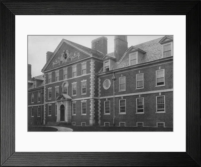 Framed Print : East front, McKinley Memorial Hospital, University of Illinois, Urbana, Illinois, 1926 Framed Print : East front, McKinley Memorial Hospital, University of Illinois, Urbana, Illinois, 1926