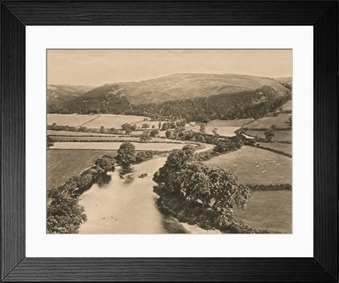 Framed Print : The Dee Valley, from Glendowers Mound, 1902 Framed Print : The Dee Valley, from Glendowers Mound, 1902