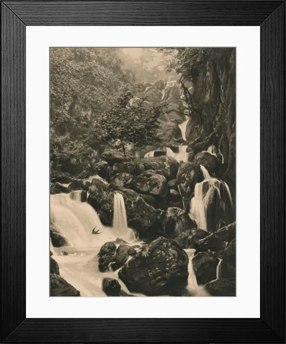 Framed Print : The Falls of Lodore, 1902 Framed Print : The Falls of Lodore, 1902