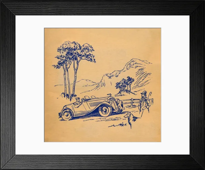 Framed Print : An Album of Motor Cars front cover, c1936 Framed Print : An Album of Motor Cars front cover, c1936