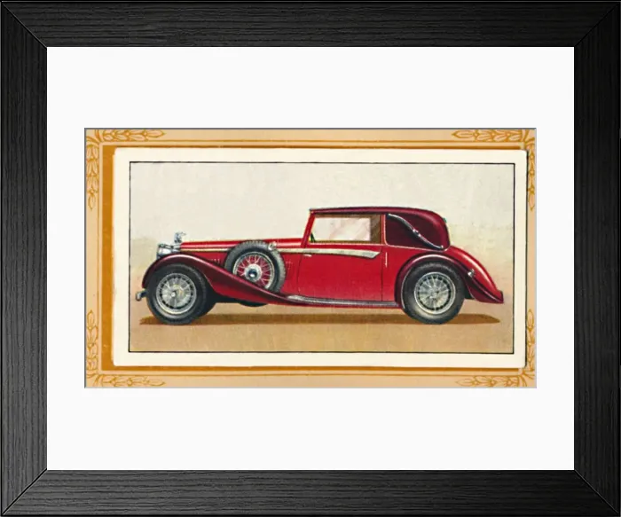 Framed Print : Alvis Speed 20 Drop-Head Coupe, c1936 Framed Print : Alvis Speed 20 Drop-Head Coupe, c1936