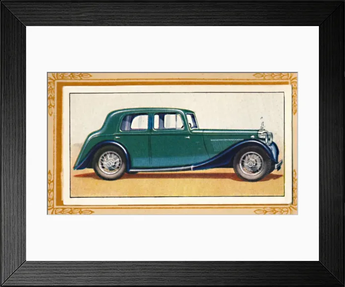 Framed Print : Alvis Silver Eagle Saloon, c1936 Framed Print : Alvis Silver Eagle Saloon, c1936