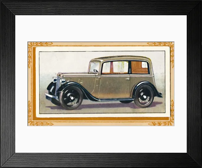 Framed Print : Austin Seven Ruby Saloon, c1936 Framed Print : Austin Seven Ruby Saloon, c1936
