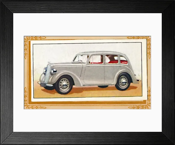 Framed Print : Hillman Minx Saloon De Luxe, c1936 Framed Print : Hillman Minx Saloon De Luxe, c1936