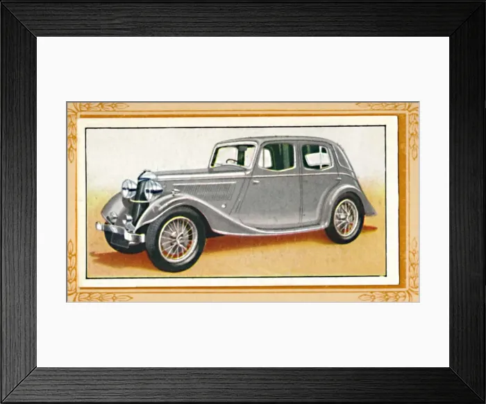 Framed Print : Riley 1 1 / 2-Litre Falcon Saloon, c1936 Framed Print : Riley 1 1 / 2-Litre Falcon Saloon, c1936