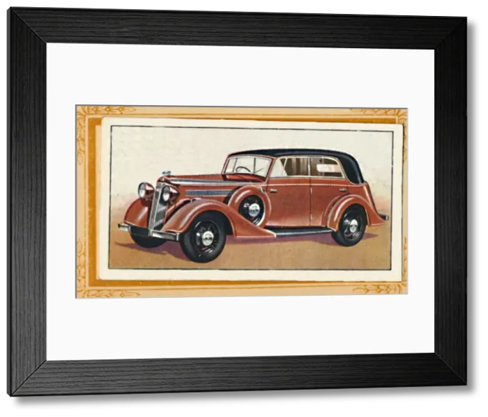 Framed Print : Vauxhall Big Six Wingham Cabriolet, c1936 Framed Print : Vauxhall Big Six Wingham Cabriolet, c1936