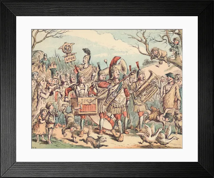 Framed Print : The Romans in Britain, c1884. Artist: Thomas Strong Seccombe Framed Print : The Romans in Britain, c1884. Artist: Thomas Strong Seccombe