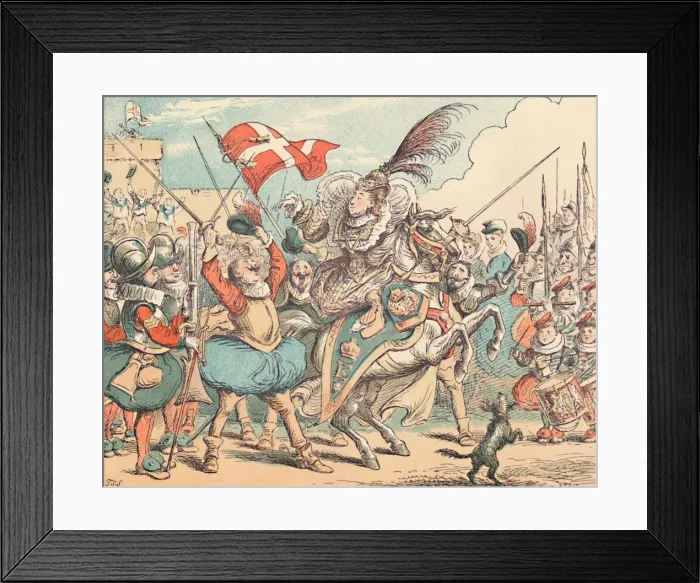 Framed Print : Queen Bess at Tilbury Fort, c1884. Artist: Thomas Strong Seccombe Framed Print : Queen Bess at Tilbury Fort, c1884. Artist: Thomas Strong Seccombe
