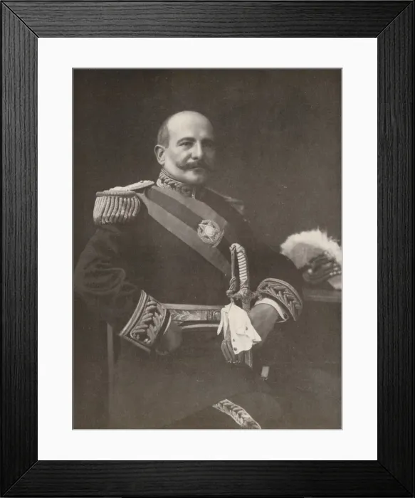 Framed Print : His Excellency Marshal Hermes Rodrigues da Fonseca, 1914. Artist: Huebner & Amara Framed Print : His Excellency Marshal Hermes Rodrigues da Fonseca, 1914. Artist: Huebner & Amara