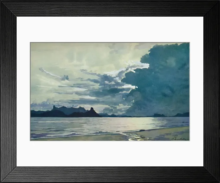 Framed Print : The Bay of Guanabara, 1914 Framed Print : The Bay of Guanabara, 1914