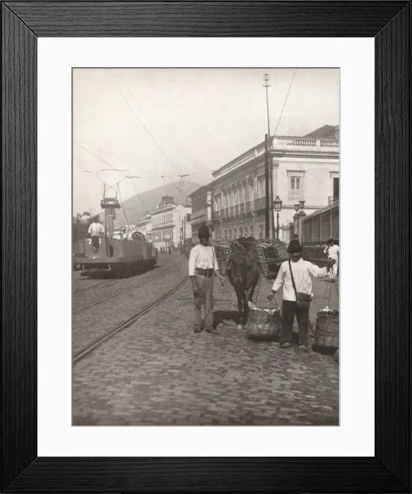 Framed Print : A Botafogo street scene, Rio, 1914 Framed Print : A Botafogo street scene, Rio, 1914