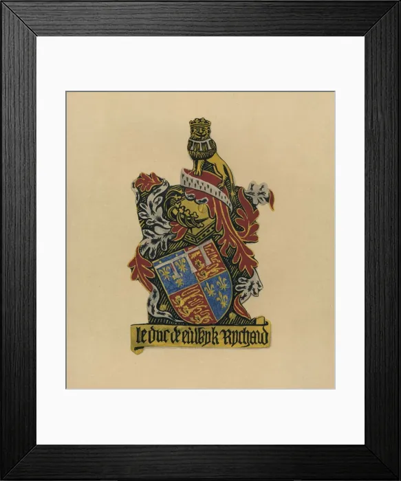 Framed Print : Plate LXXXIII - Sir Richard Plantagenet, Duke of York, K. G. 1475-1483, 1872 Framed Print : Plate LXXXIII - Sir Richard Plantagenet, Duke of York, K. G. 1475-1483, 1872