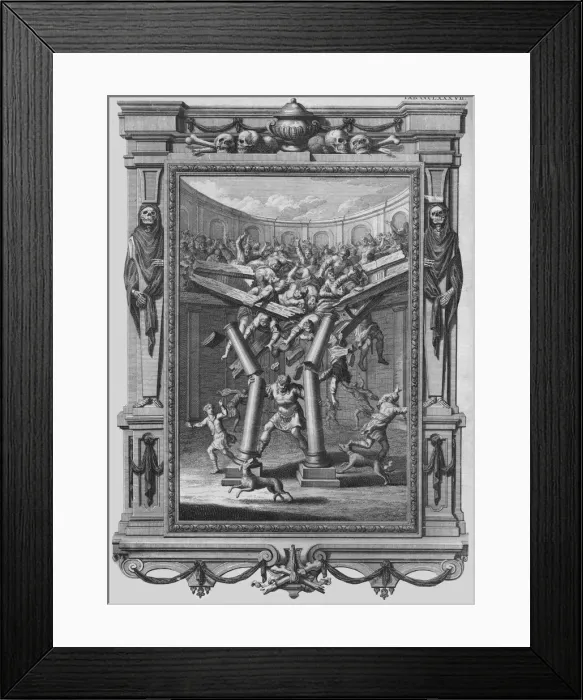 Framed Print : Ultima Roboris Simfonici, 1735. Artist: Hieronymus Sperling Framed Print : Ultima Roboris Simfonici, 1735. Artist: Hieronymus Sperling