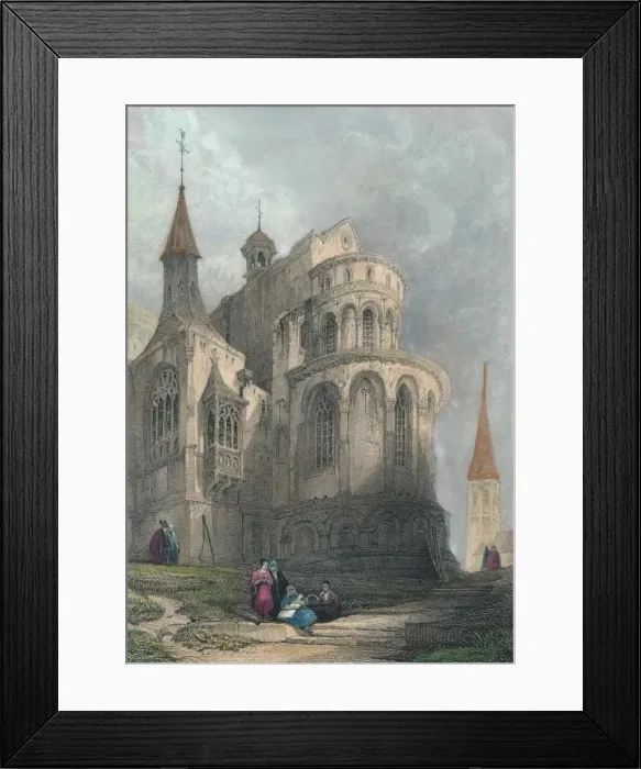 Framed Print : The Church of St. Maria. Cologne, 1834. Artist: James Redaway Framed Print : The Church of St. Maria. Cologne, 1834. Artist: James Redaway