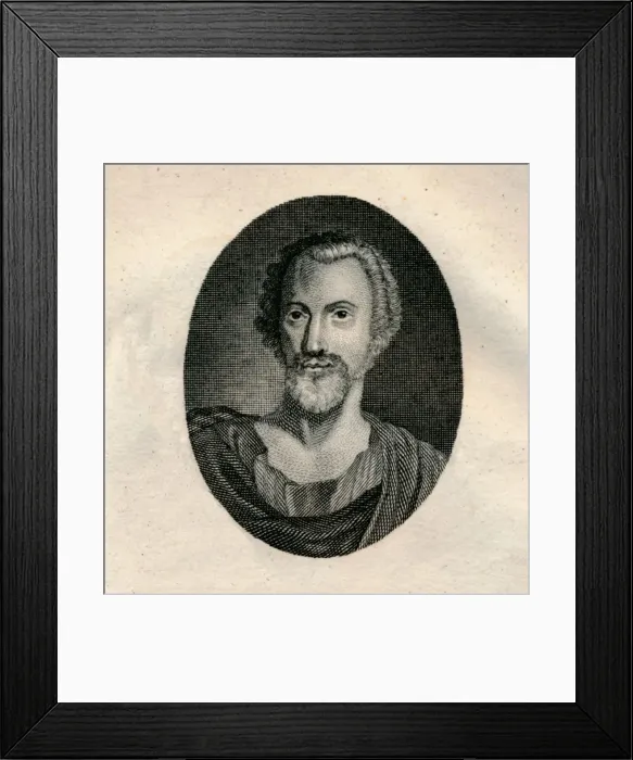 Framed Print : Dr. Donne, 1795. Artist: Philip Audinet Framed Print : Dr. Donne, 1795. Artist: Philip Audinet