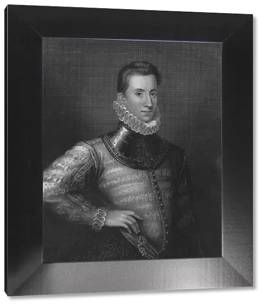 Sir Philip Sidney, 1838. Artist: Henry Robinson