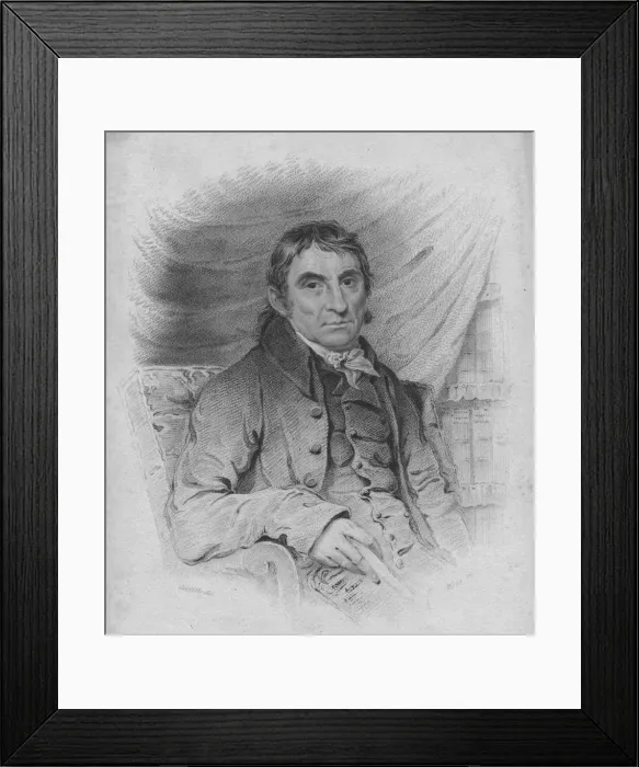 Framed Print : Mr Samuel Drew, 1819. Artist: Robert Hicks Framed Print : Mr Samuel Drew, 1819. Artist: Robert Hicks