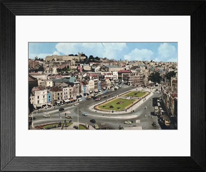 Framed Print : City Centre, Bristol, c1940s Framed Print : City Centre, Bristol, c1940s