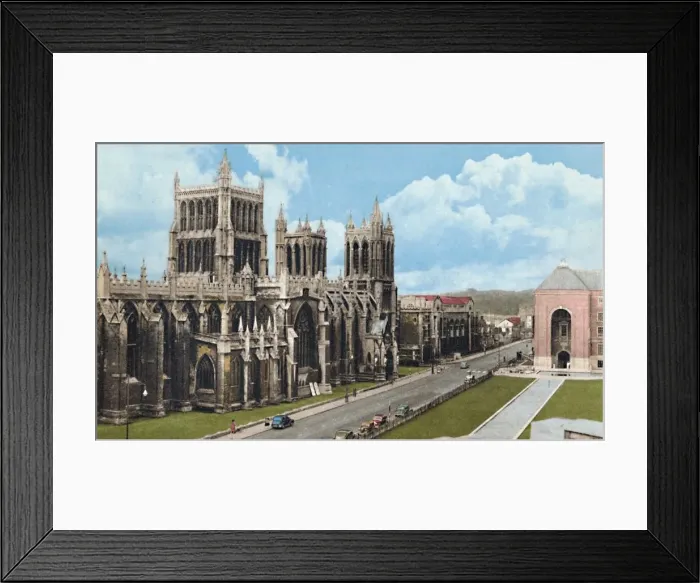 Framed Print : Bristol Cathedral, c1940s Framed Print : Bristol Cathedral, c1940s