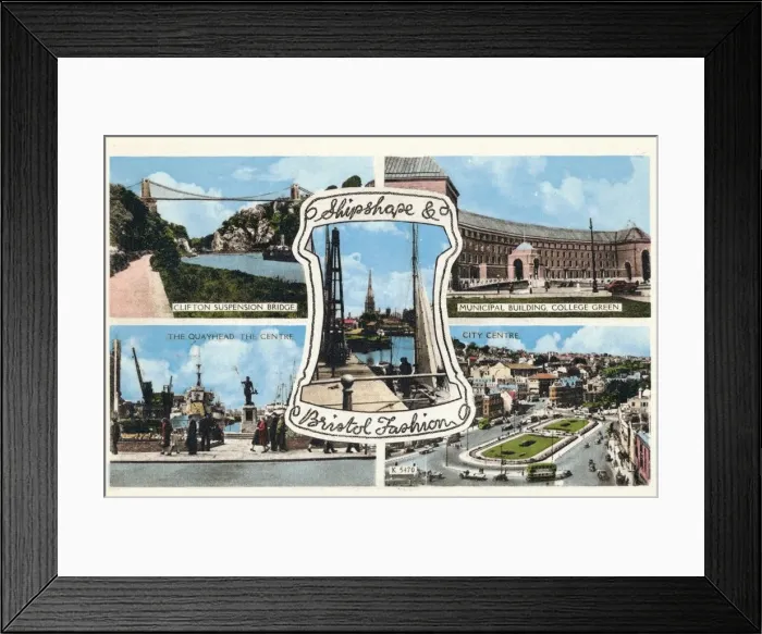 Framed Print : Shipshape & Bristol Fashion, c1940s Framed Print : Shipshape & Bristol Fashion, c1940s