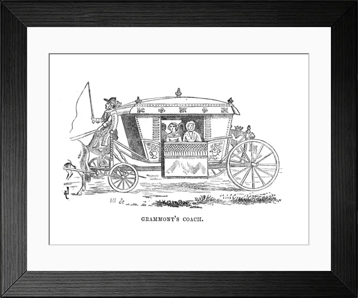 Framed Print : Grammonts Coach, c1870 Framed Print : Grammonts Coach, c1870