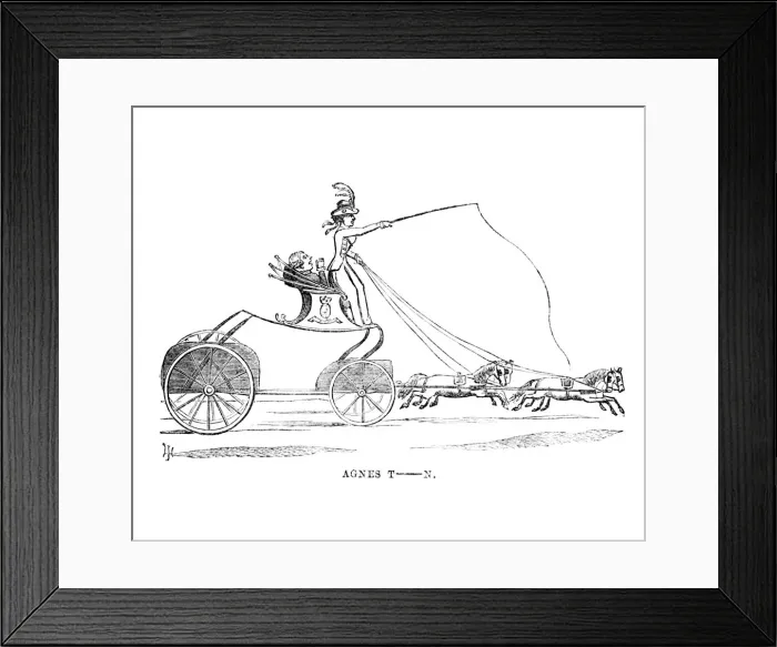 Framed Print : Agnes T-n. c1870 Framed Print : Agnes T-n. c1870