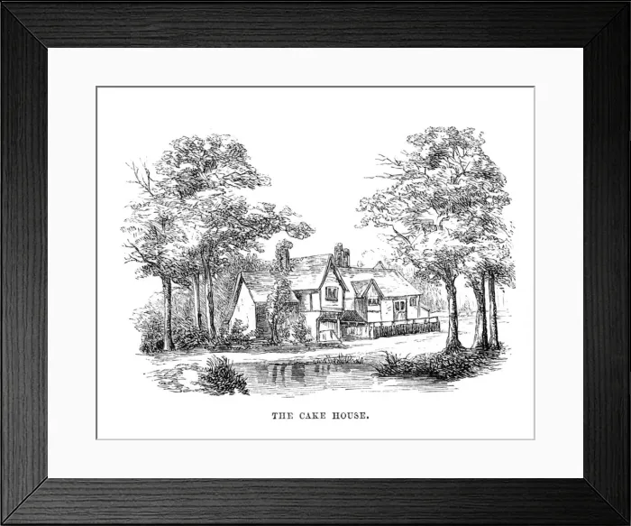 Framed Print : The Cake House, c1870 Framed Print : The Cake House, c1870