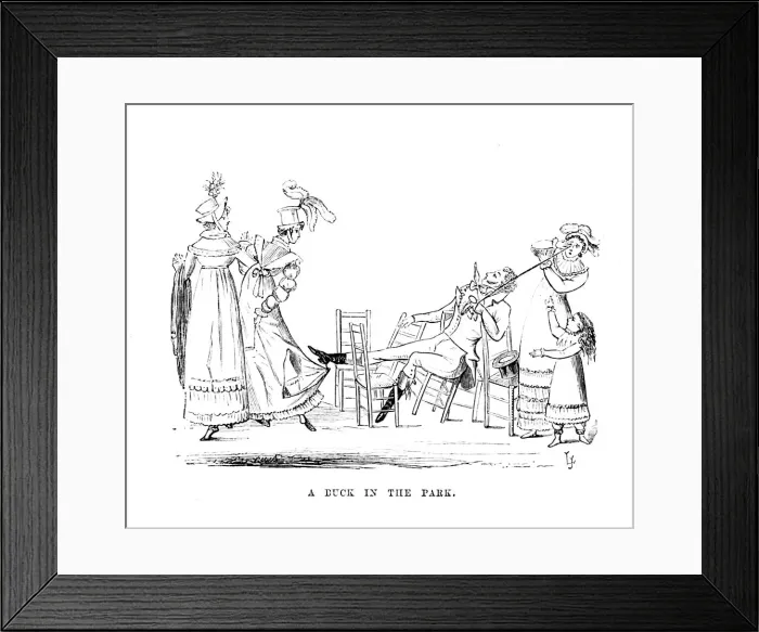 Framed Print : A Duck in the Park, c1870 Framed Print : A Duck in the Park, c1870