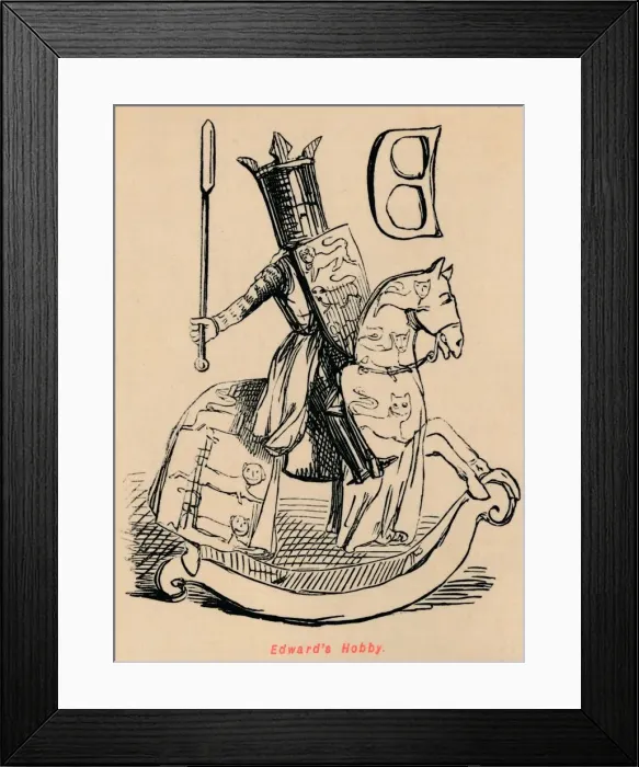 Framed Print : Edwards Hobby, c1860, (c1860). Artist: John Leech Framed Print : Edwards Hobby, c1860, (c1860). Artist: John Leech