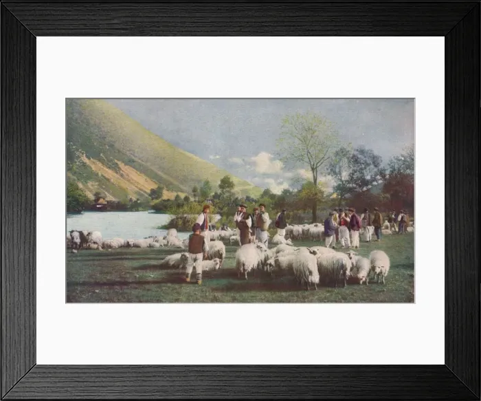 Framed Print : Bosnia... c1920. Artist: Otto Holbach Framed Print : Bosnia... c1920. Artist: Otto Holbach