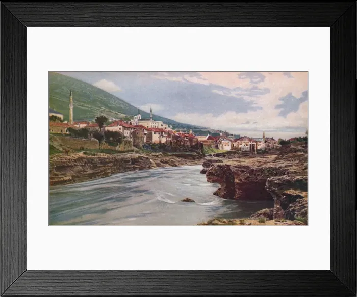 Framed Print : Bosnia... c1920. Artist: John Bushby Framed Print : Bosnia... c1920. Artist: John Bushby