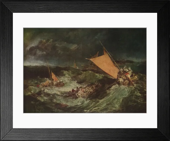 Framed Print : The Shipwreck, c1805. Artist: JMW Turner Framed Print : The Shipwreck, c1805. Artist: JMW Turner