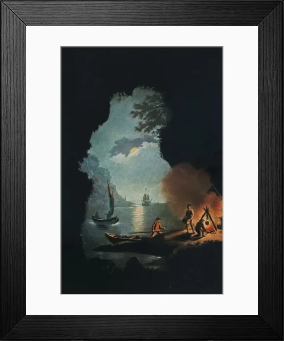 Framed Print : Smugglers, c1785. Artist: Catherine Brass Yates