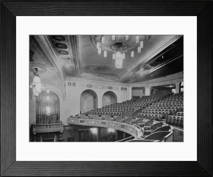 Framed Print : View of the balcony and upper part of the theatre - Regent Theatre, Brighton, Sussex, 1922 Framed Print : View of the balcony and upper part of the theatre - Regent Theatre, Brighton, Sussex, 1922