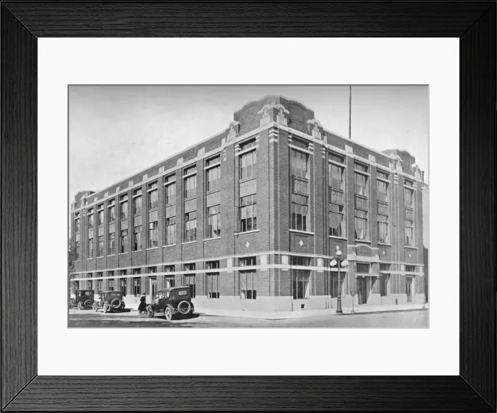 Framed Print : General view, office building of the South Bend Tribune, South Bend, Indiana, 1922 Framed Print : General view, office building of the South Bend Tribune, South Bend, Indiana, 1922