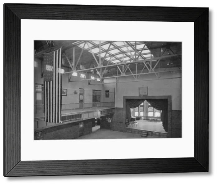 Framed Print : Auditorium-gymnasium, Edwards Bragg School, Fond du Lac, Wisconsin, 1922 Framed Print : Auditorium-gymnasium, Edwards Bragg School, Fond du Lac, Wisconsin, 1922