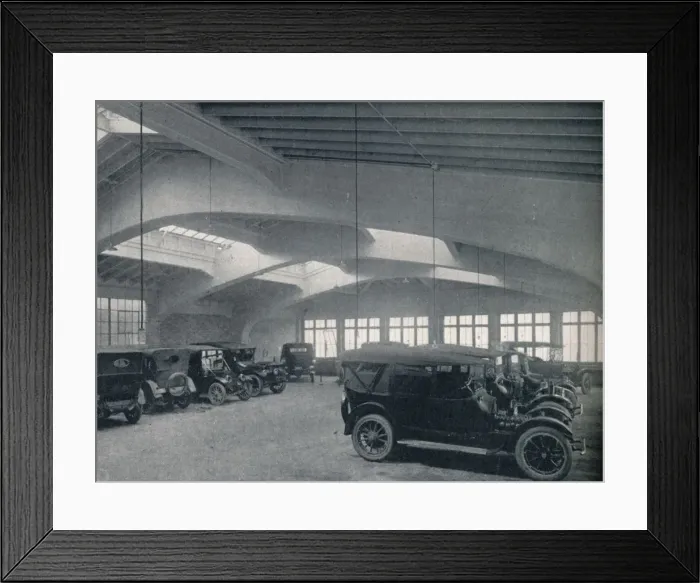 Framed Print : Concrete portal or rigid bent, 1922 Framed Print : Concrete portal or rigid bent, 1922