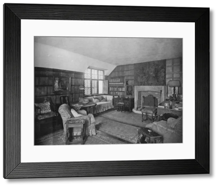 Framed Print : Living room, office and residence of Frederick Sterner, New York, 1922 Framed Print : Living room, office and residence of Frederick Sterner, New York, 1922