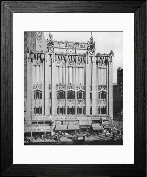 Framed Print : The California Theatre, San Francisco, California, 1922 Framed Print : The California Theatre, San Francisco, California, 1922