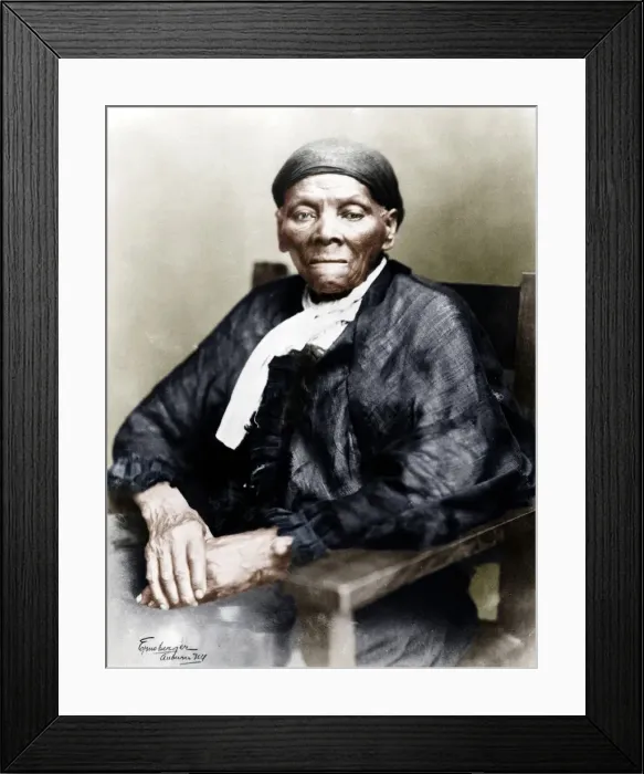 Framed Print : Harriet Tubman, American anti-slavery activist, c1900 Framed Print : Harriet Tubman, American anti-slavery activist, c1900