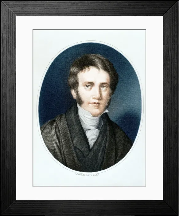 Framed Print : Sir John Herschel, astronomer and scientist, 1810s. Artist: Gaspare Gabrielli Framed Print : Sir John Herschel, astronomer and scientist, 1810s. Artist: Gaspare Gabrielli