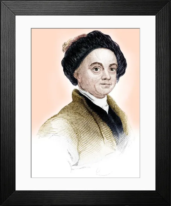 Framed Print : William Hogarth, 18th century English painter, printmaker, satirist and cartoonist, (c1850) Framed Print : William Hogarth, 18th century English painter, printmaker, satirist and cartoonist, (c1850)
