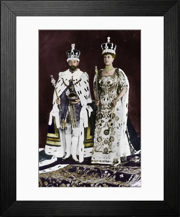 Framed Print : In spring 1910, King Edward VII died, in March 1911, King George V was crowned, 1911, (1945) Framed Print : In spring 1910, King Edward VII died, in March 1911, King George V was crowned, 1911, (1945)