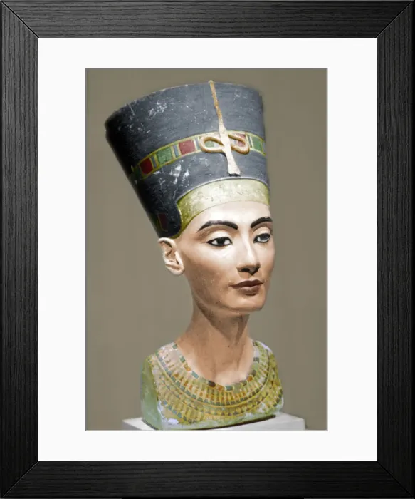 Framed Print : Head of Queen Nefertiti of Egypt Framed Print : Head of Queen Nefertiti of Egypt