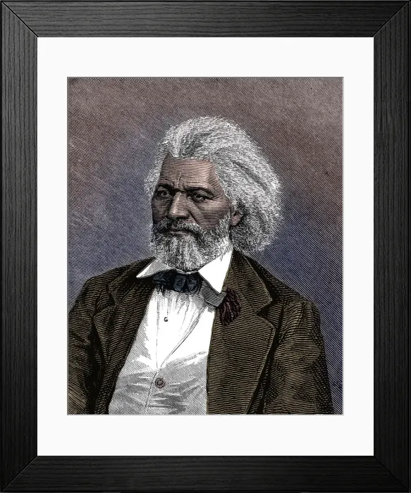 Framed Print : Frederick Douglass (1817-1895), American diplomat, abolitionist and writer, 1875 Framed Print : Frederick Douglass (1817-1895), American diplomat, abolitionist and writer, 1875