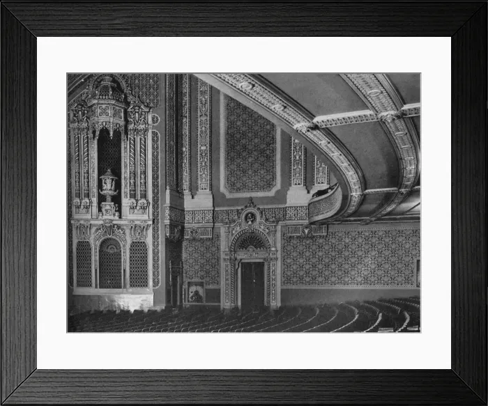 Framed Print : Detail of the auditorium, Granada Theatre, San Francisco, California, 1922 Framed Print : Detail of the auditorium, Granada Theatre, San Francisco, California, 1922