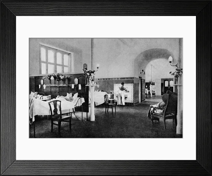 Framed Print : Interior of a ward in the Rigshospitalet (National Hospital), Copenhagen, Denmark, 1922 Framed Print : Interior of a ward in the Rigshospitalet (National Hospital), Copenhagen, Denmark, 1922